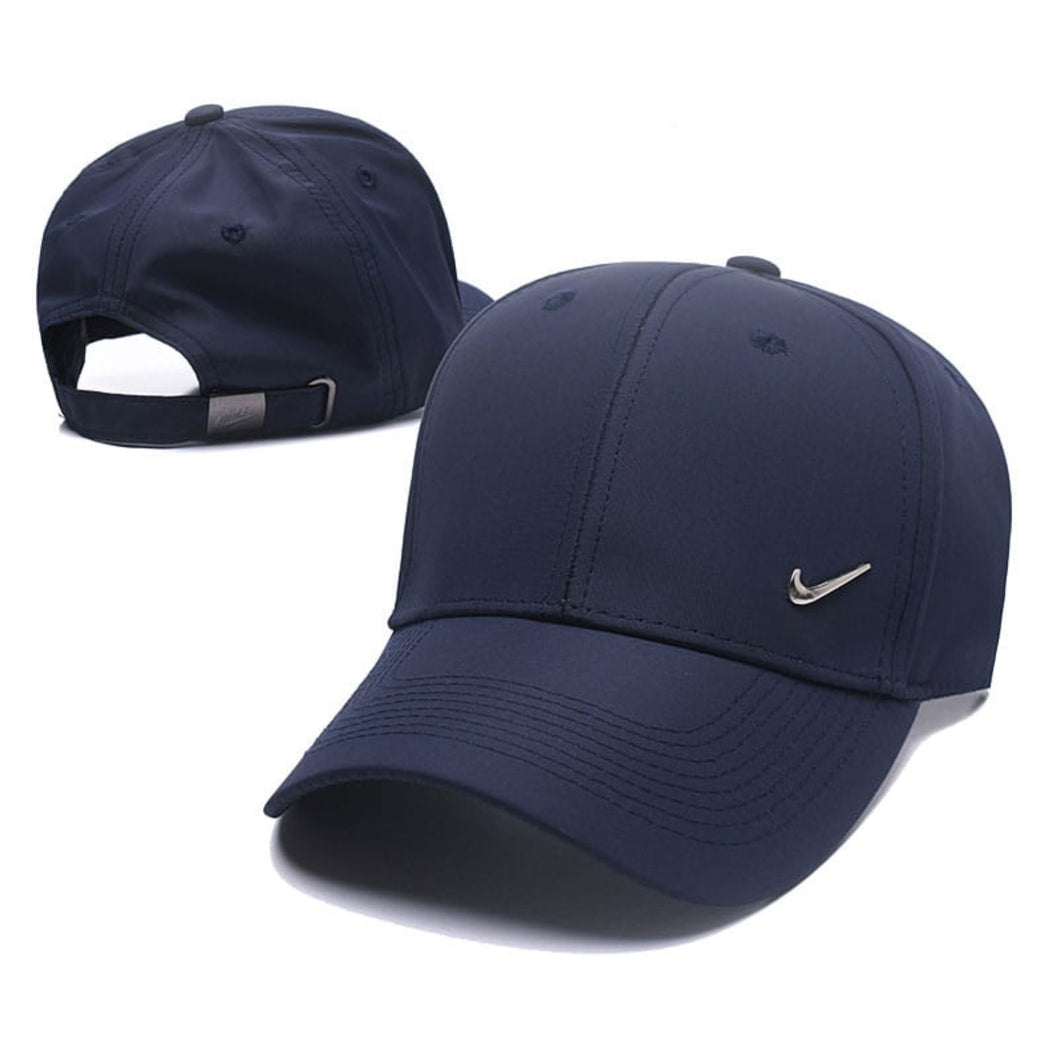 Nike metal swoosh logo cap