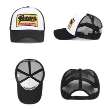 Load image into Gallery viewer, Black western vintage trucker cap
