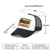 Load image into Gallery viewer, Black western vintage trucker cap
