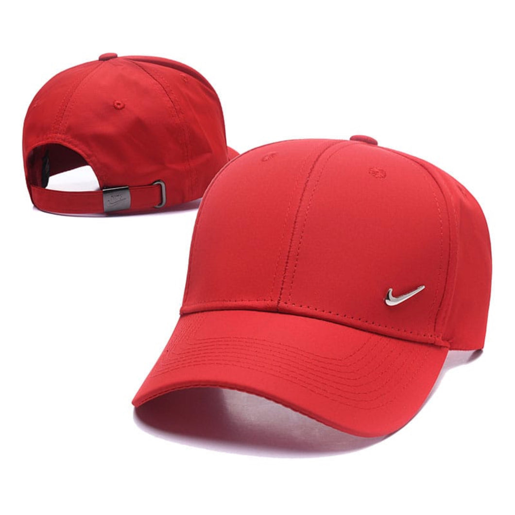 Nike metal swoosh logo cap