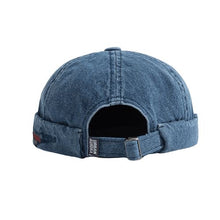 Load image into Gallery viewer, Denim brimless hat
