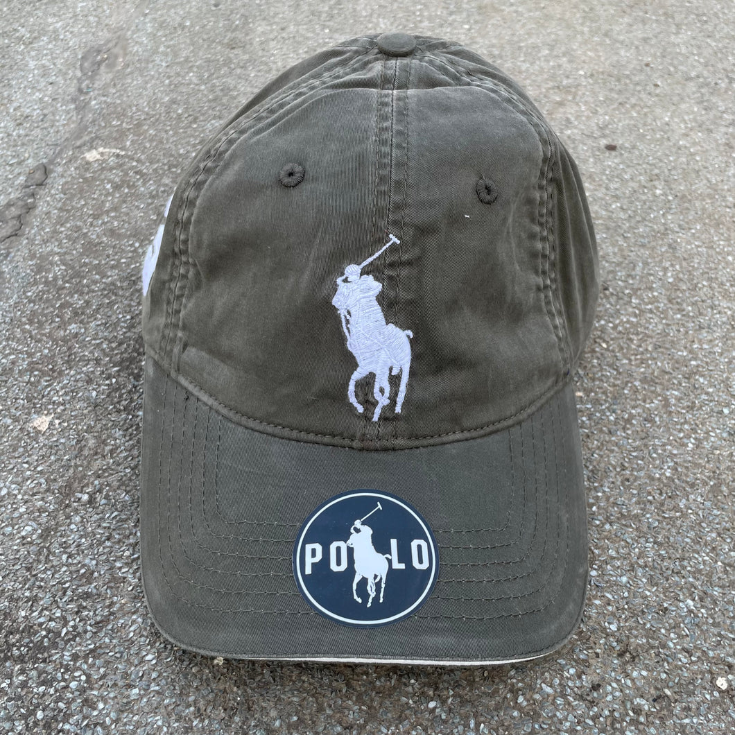 Polo logo cap (olive green)