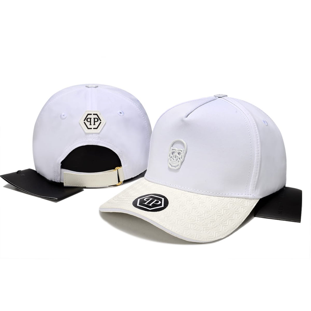 Philipp Plein white logo cap