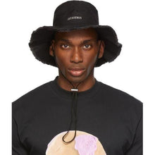 Load image into Gallery viewer, Jacquemus bucket hat ( Black)
