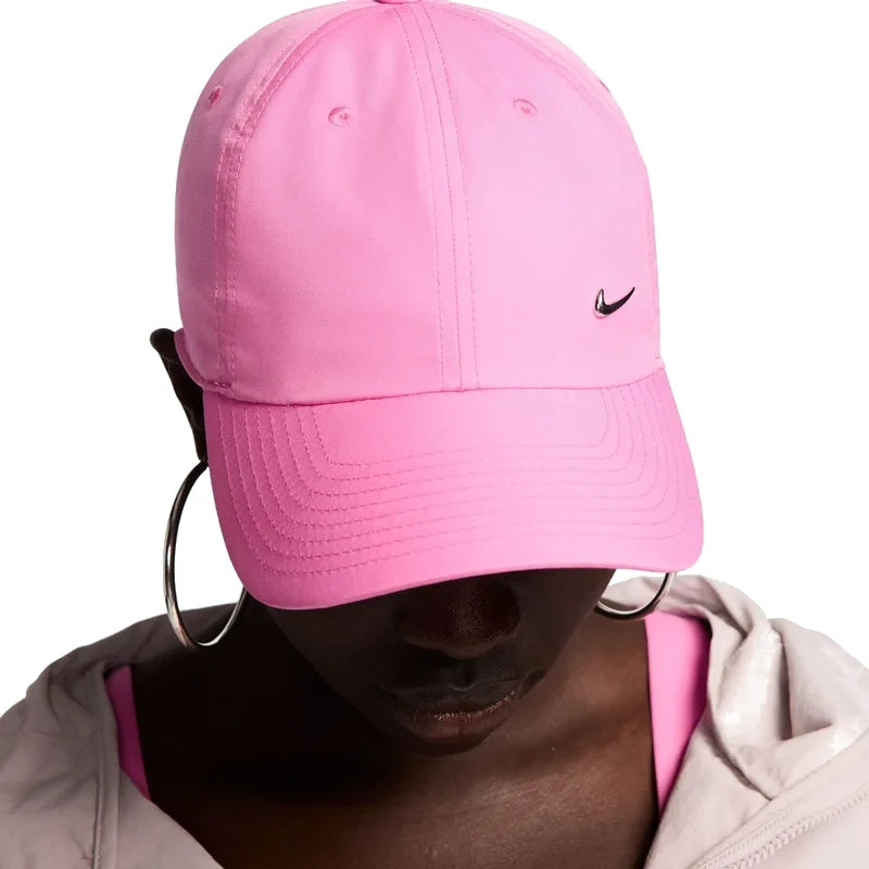 Nike metal swoosh logo cap