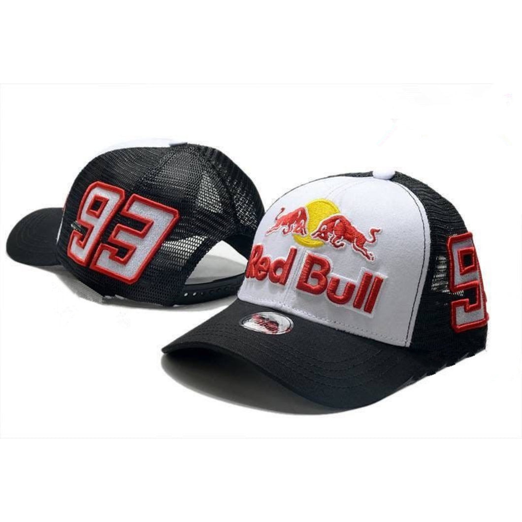 Red bull trucker logo cap