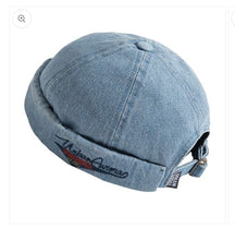 Load image into Gallery viewer, Denim brimless hat
