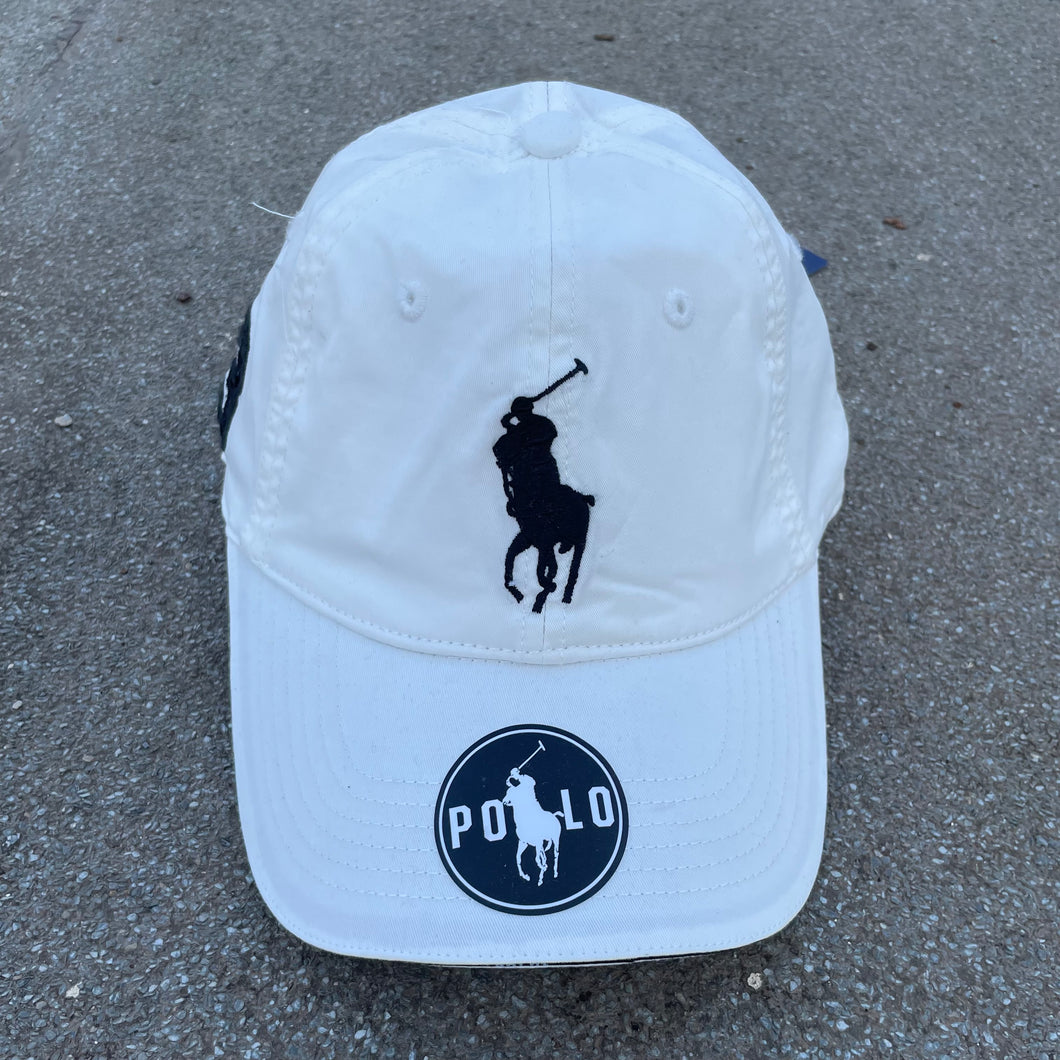 Polo logo cap (White)