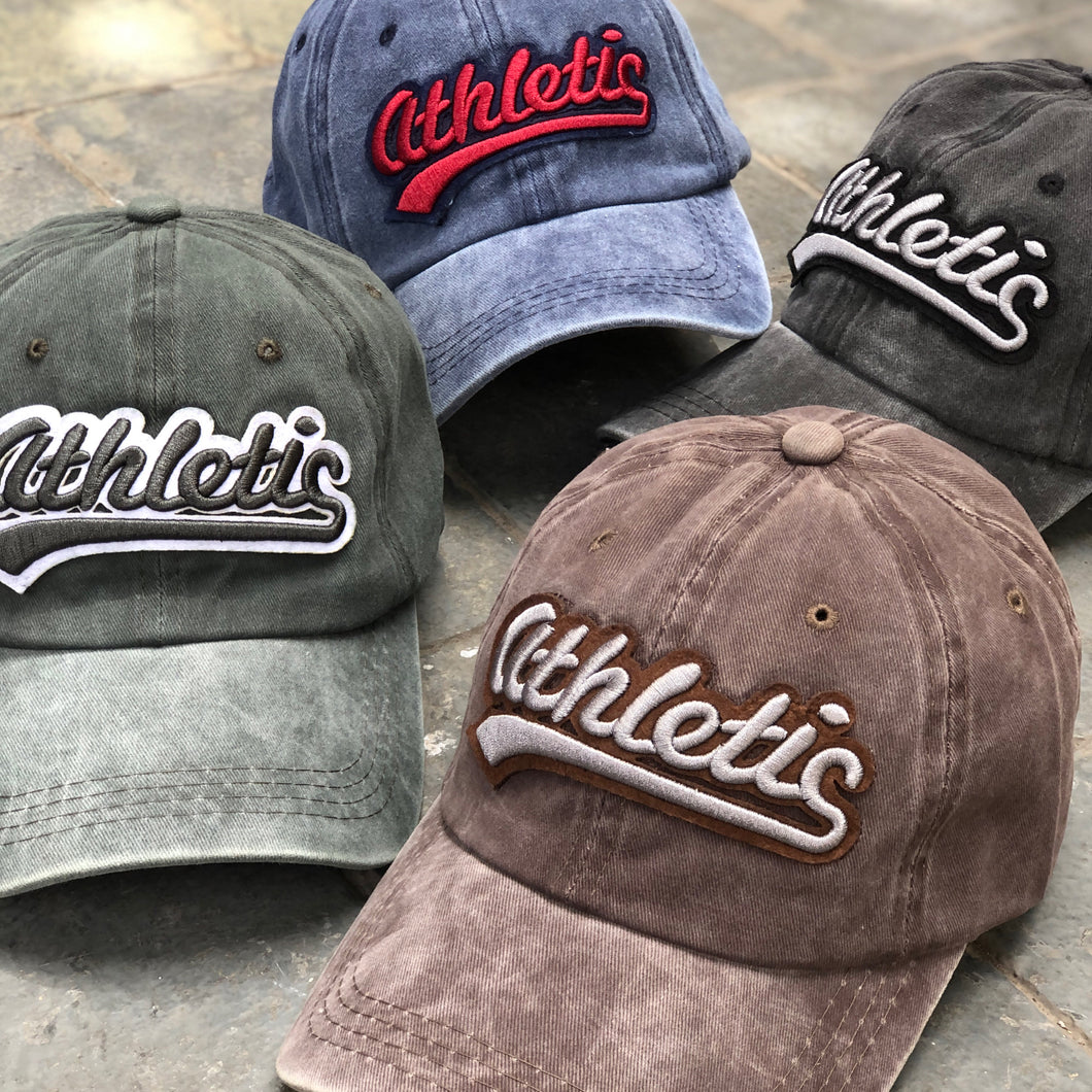 Athletic logo cap