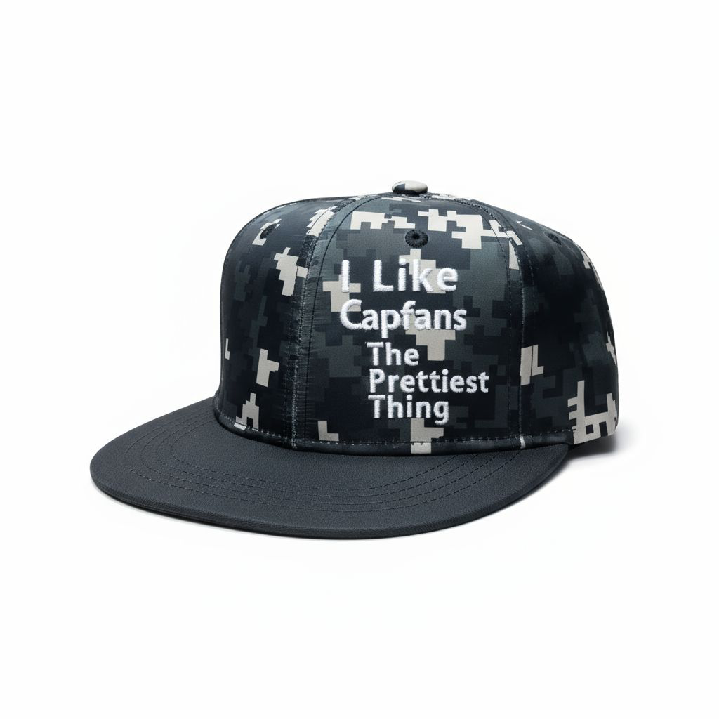 Pixel Camo Statement Hat