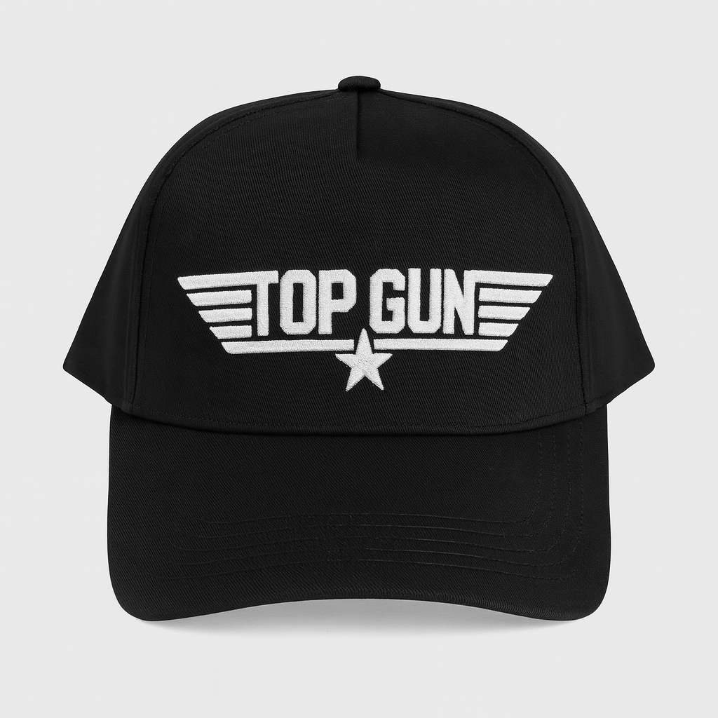 Top Gun Black Cap