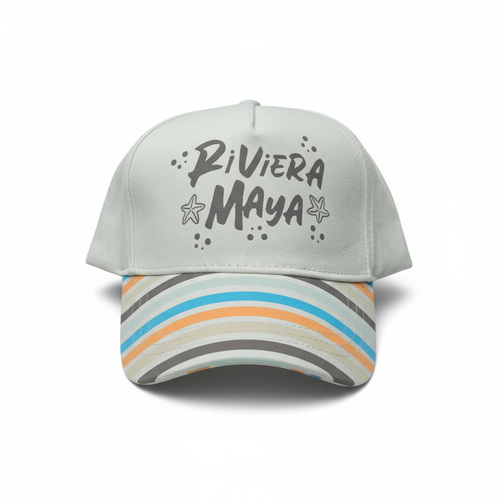 Riviera Maya Striped Bill Hat