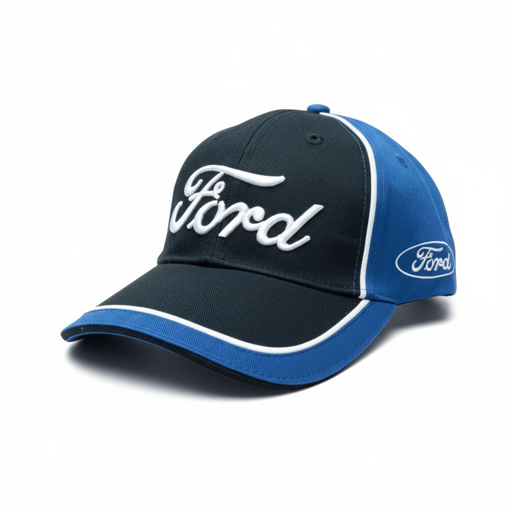 Ford Racing Two-Tone Cap – Black & Blue