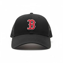 Load image into Gallery viewer, Boston Red Sox Inspired Two-Tone Mesh Trucker Hat
