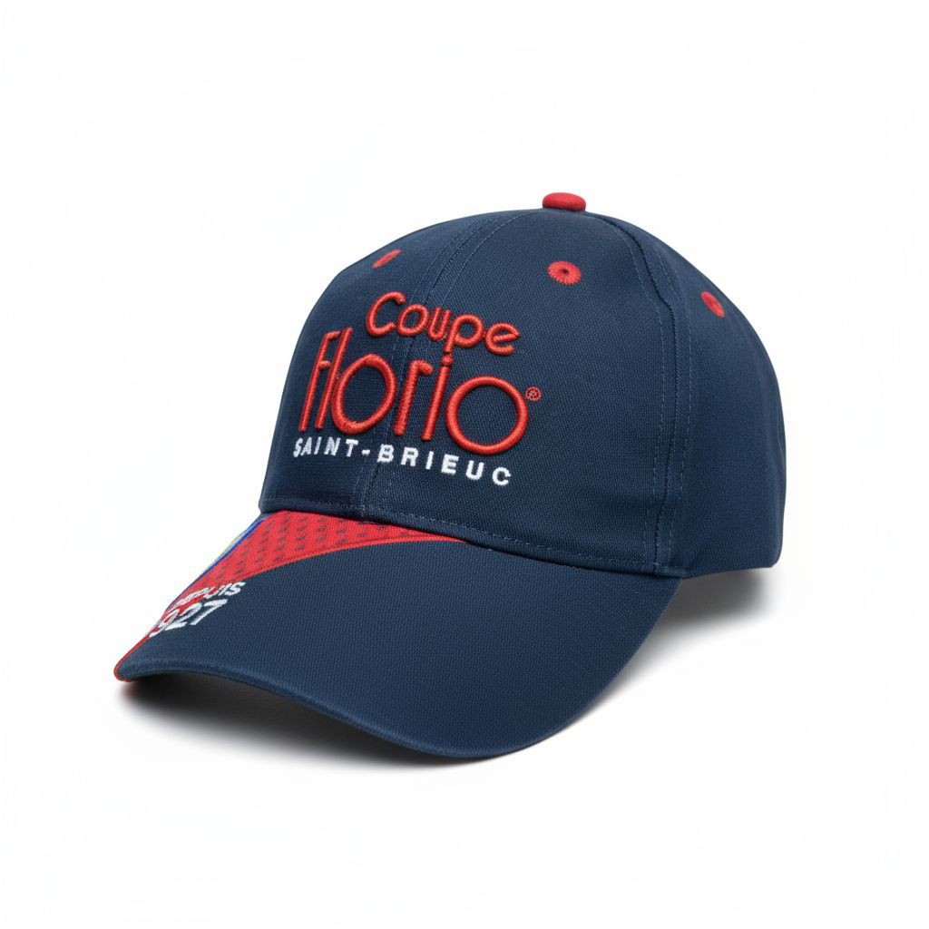 Coupe Florio Saint-Brieuc Navy & Red Cap