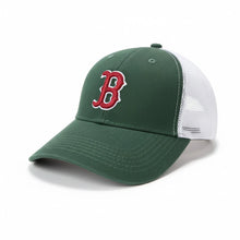 Load image into Gallery viewer, Boston Red Sox Inspired Two-Tone Mesh Trucker Hat
