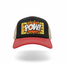 Load image into Gallery viewer, Boom &amp; Pow Vintage Mesh Hat
