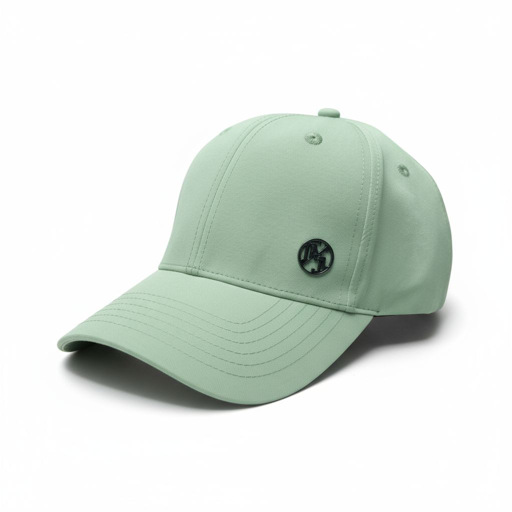 Relay Jeans Mint Green Fitted Cap with Logo Badge