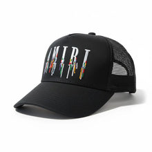 Load image into Gallery viewer, AMIRI Paint Drip Logo Trucker Hat
