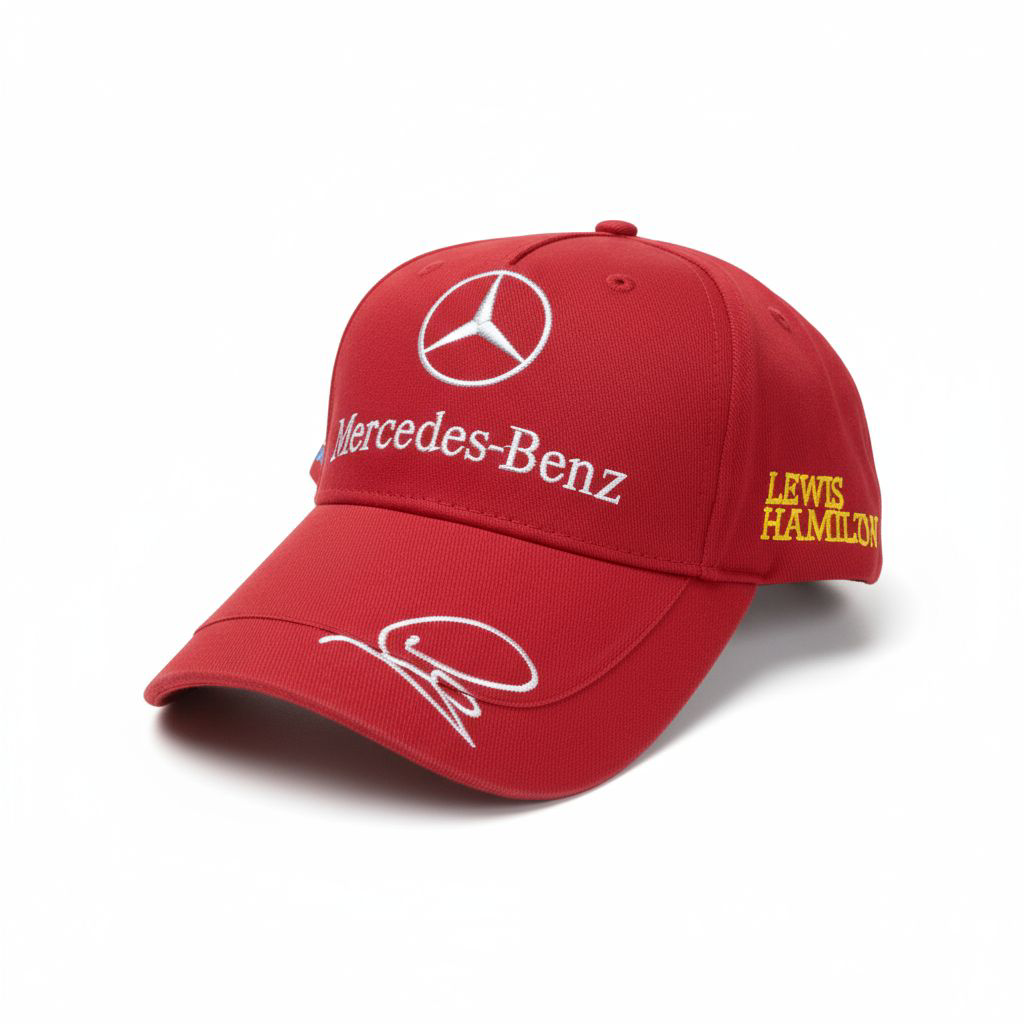 Lewis Hamilton Mercedes-Benz Signature Cap – Red Edition