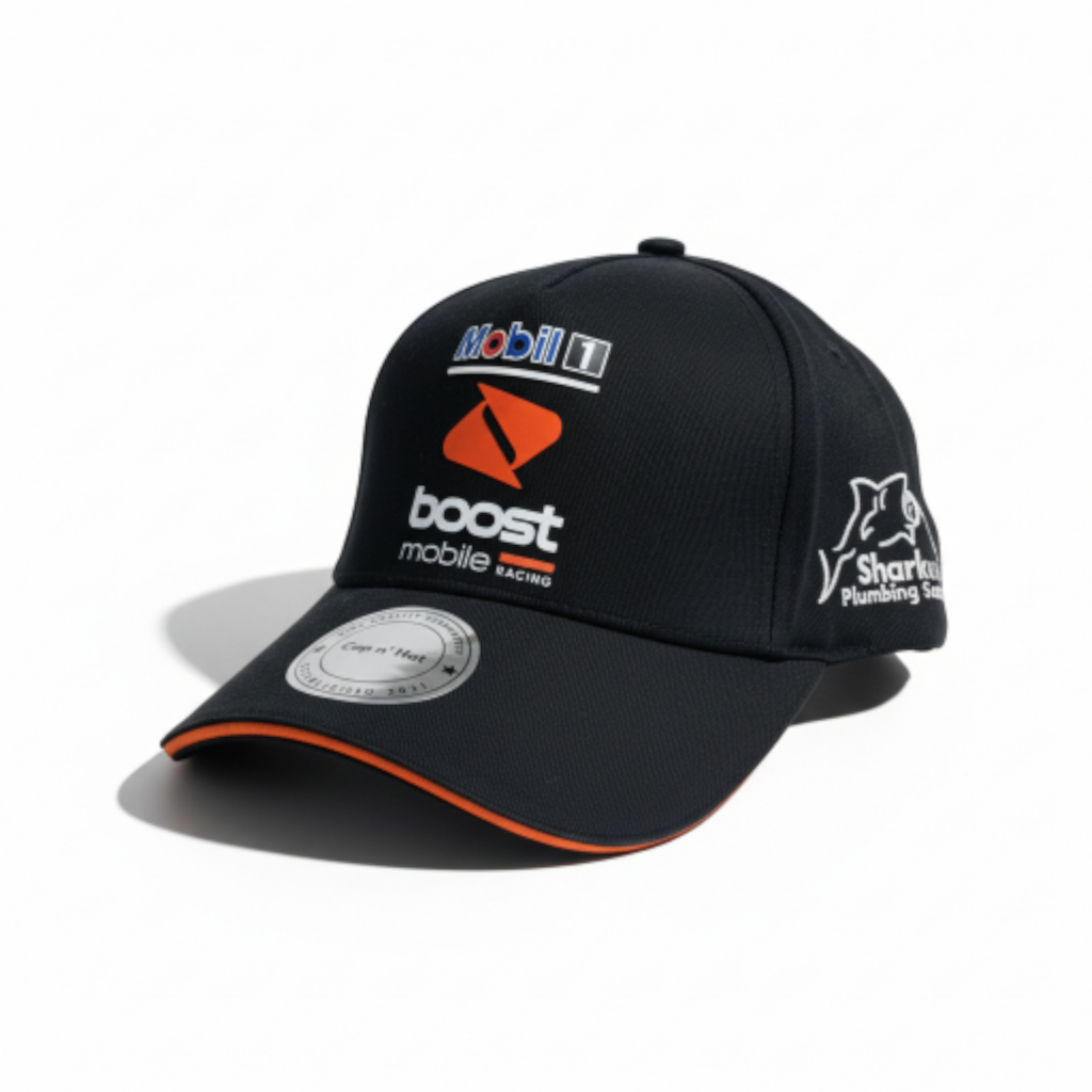 Boost Mobile Motorsport Cap - Black/Orange