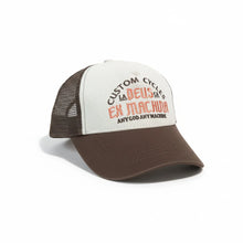 Load image into Gallery viewer, Deus Ex Machina Custom Cycles Trucker Hat
