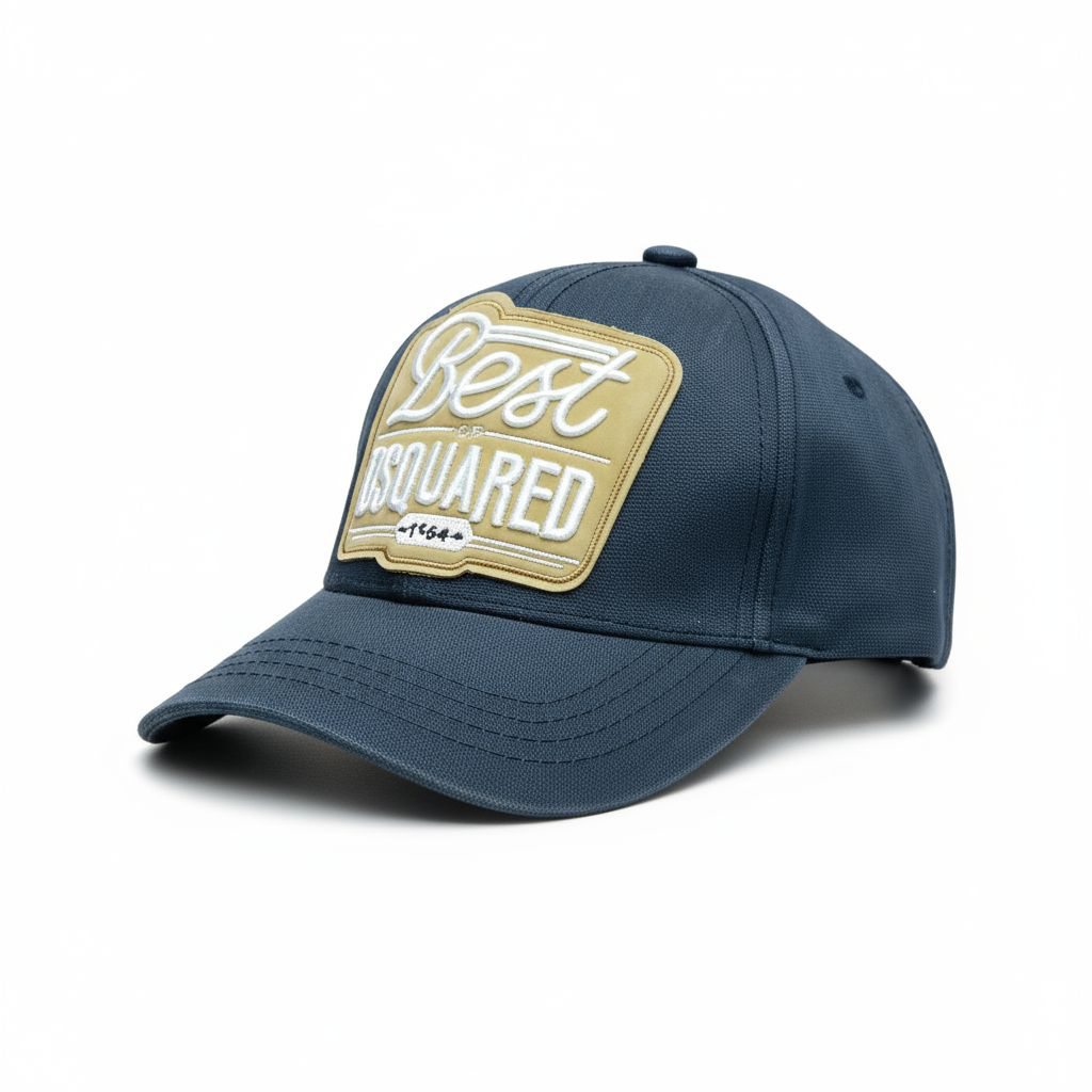 Dsquared2 Best Patch Cap – Short Arc Navy