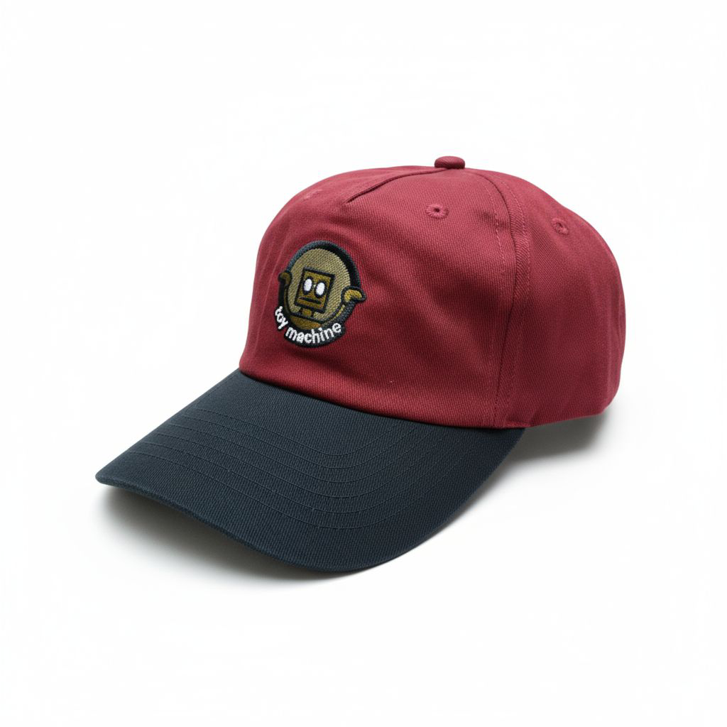 Toy Machine Logo Cap – Maroon/Black