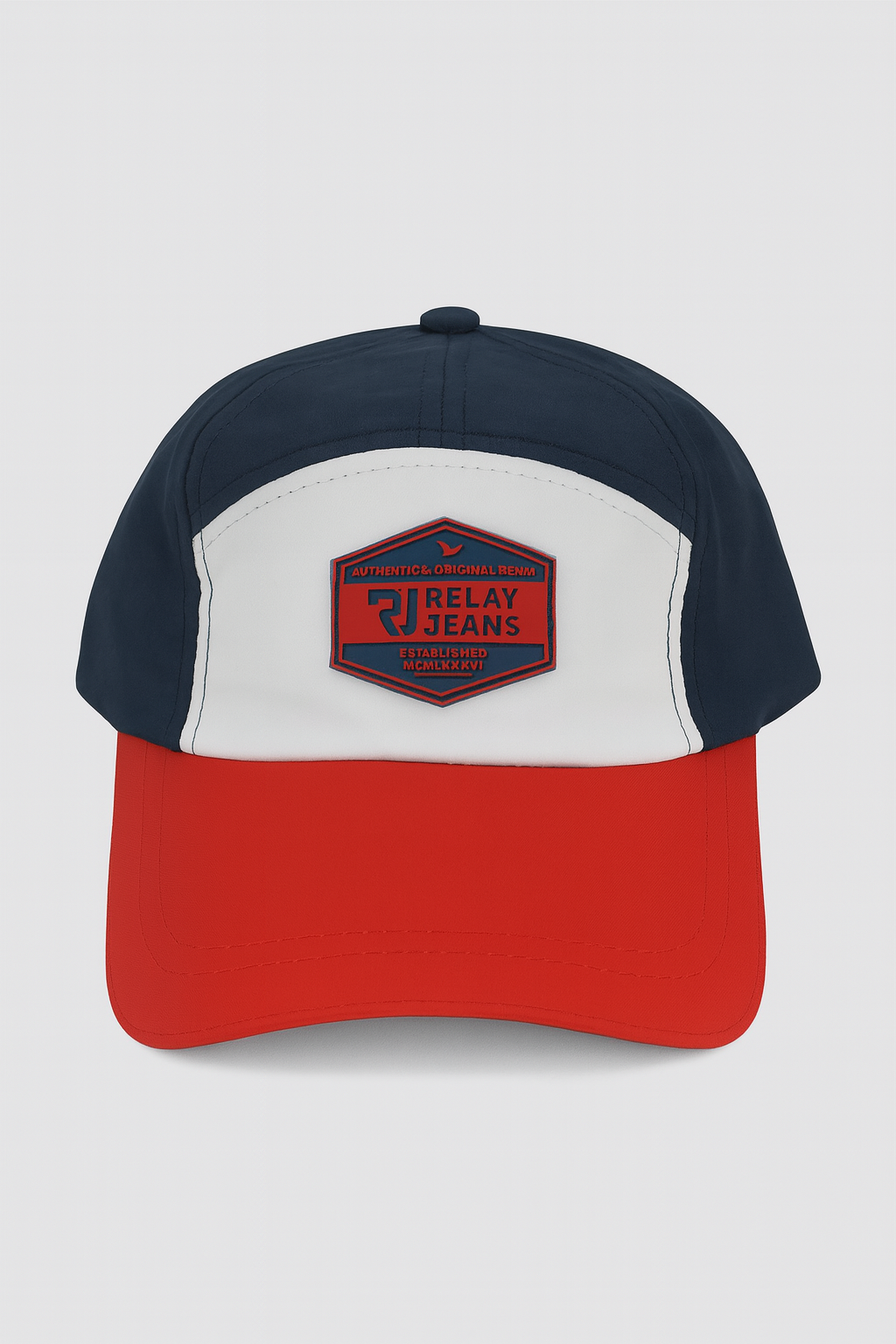 Relay Jeans Tricolor Cap – Navy, White & Red