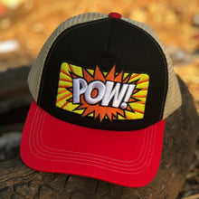 Load image into Gallery viewer, Boom &amp; Pow Vintage Mesh Hat
