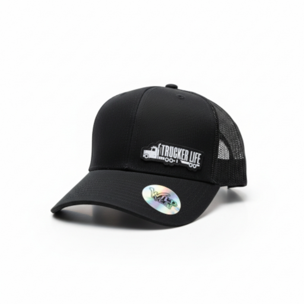 Men's Black Snapback - Trucker Life Edition