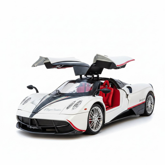 Pagani Huayra Roadster (1:24 Scale) - White/Carbon Edition
