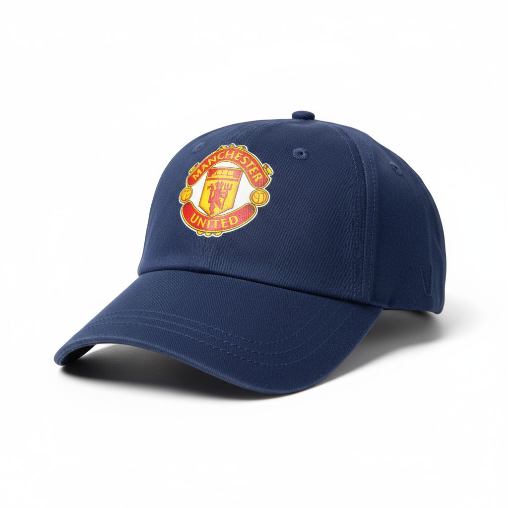 Manchester United Crest Baseball Cap - Navy