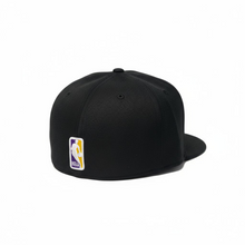 Load image into Gallery viewer, Los Angeles Lakers Black 59FIFTY Fitted Cap
