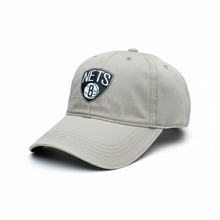 Load image into Gallery viewer, Brooklyn Nets Logo Cap – Light Beige
