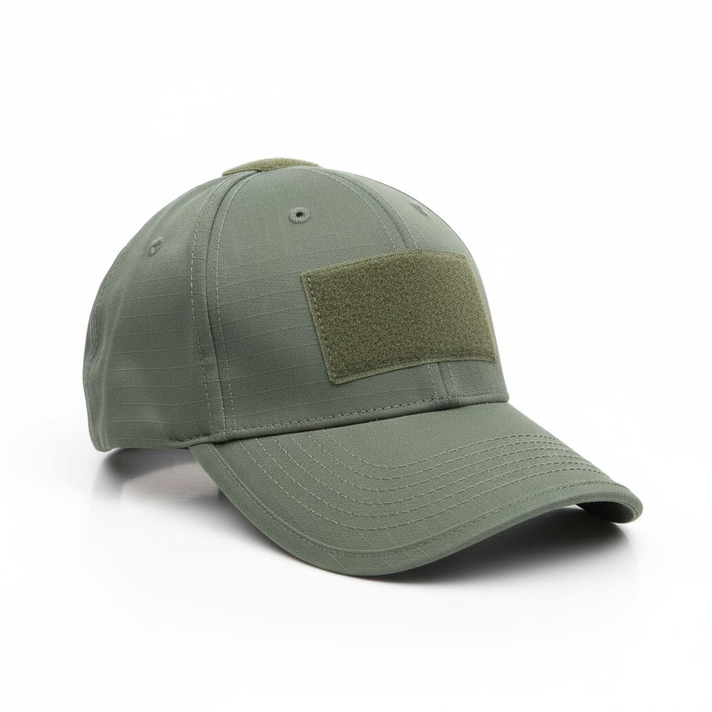 Tactical Velcro Patch Cap – Army Green