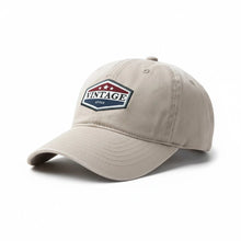 Load image into Gallery viewer, The Heritage Vintage Dad Hat or Vintage Shield Twill Cap
