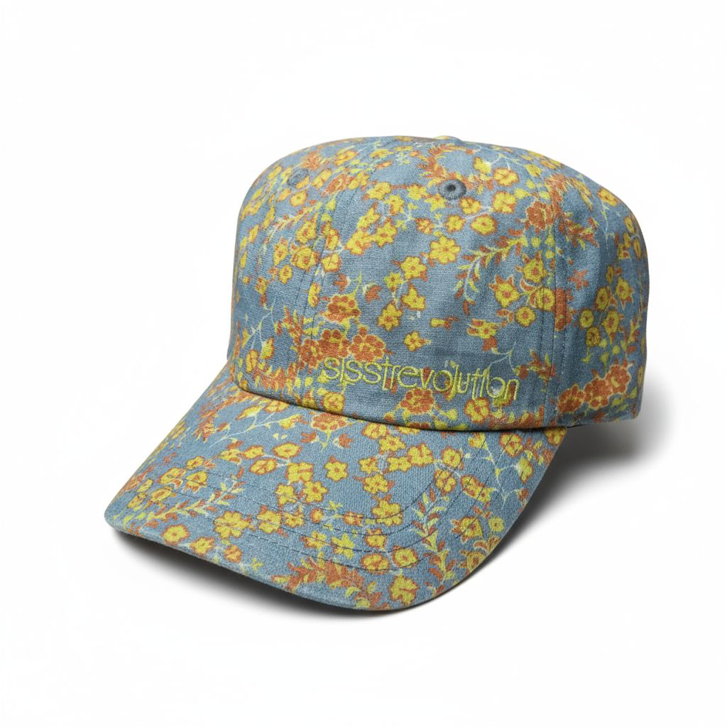 Sisstrevolution Floral Print Baseball Cap